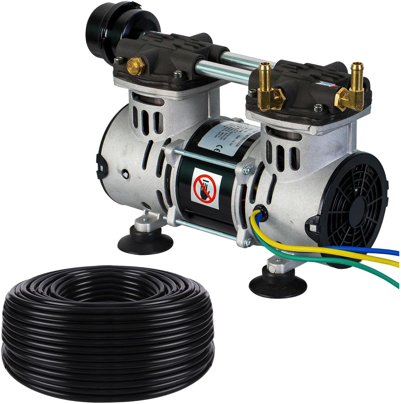 24V Pond Aerators for Outdoor Ponds,4.56CFM Solar Powered