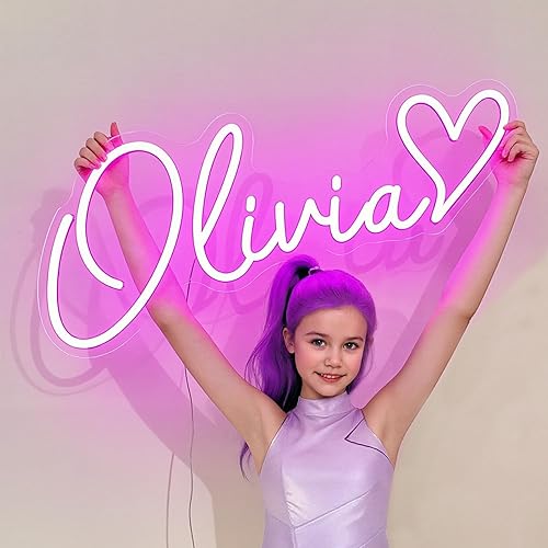 Letrero de neón personalizado para bodas, dormitorios y decoración del hogar, letrero acrílico regulable con logotipo, luz de pared personalizable