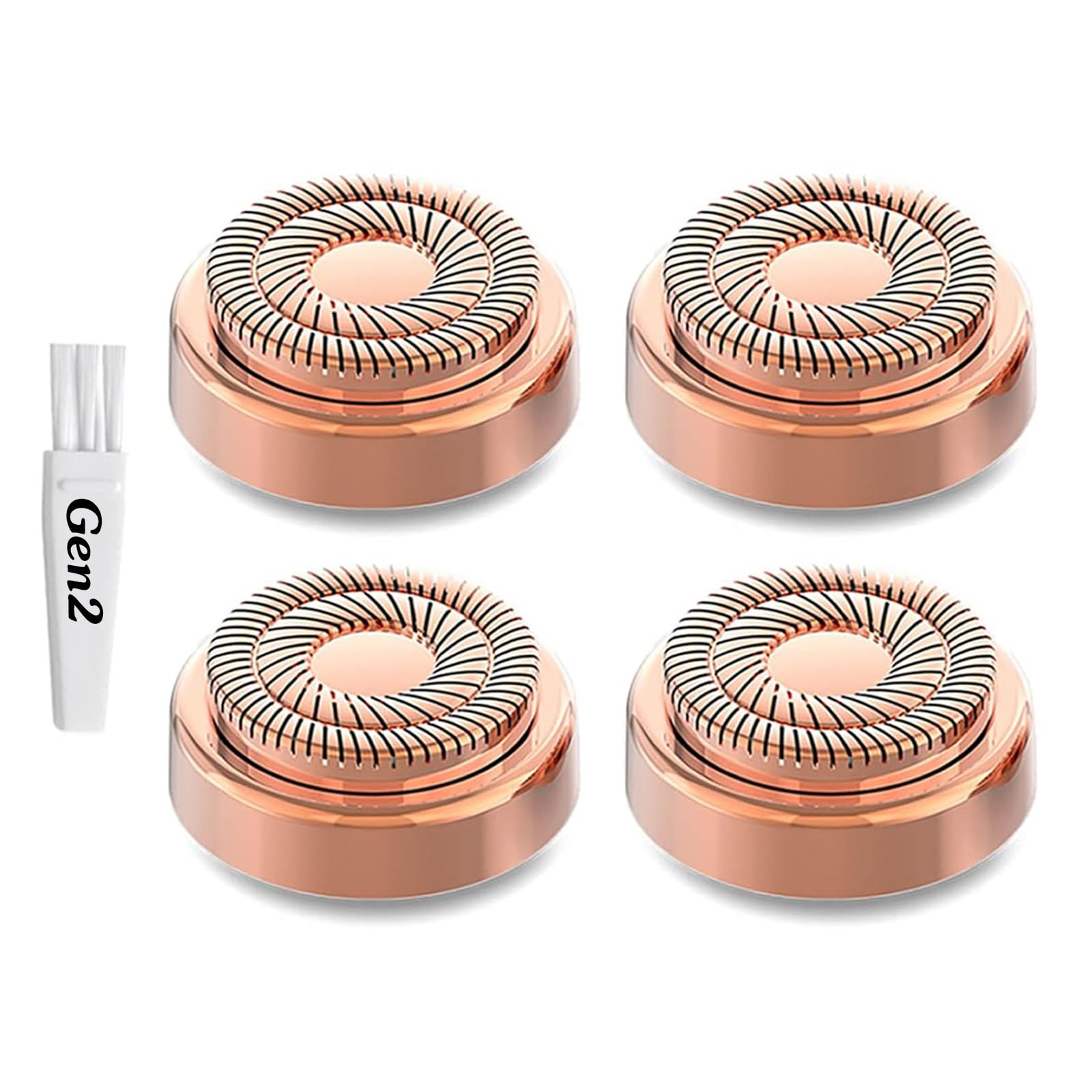 tuokiy Facial Hair Removal Replacement Heads for Finishing Touch Flawless, Refill for Flawless Replacement Heads