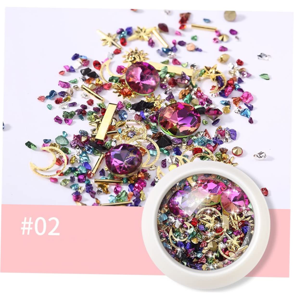 18 Set Accessori per Nail Art Decorazioni Diy per Unghie Forniture Manicure per Donne e Ragazze Materiali Leggeri e Resistenti per Unghie e Professionali