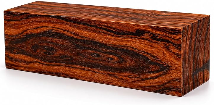 IECAP LLC Desert Ironwood Blanks 7 x 2 x 2 in, Pack of 1 Exotic Hardwood Lumber Block for Tool Handles, Knife Handle, Pen Blanks, Carving & DIY Natural Iron Wood Turning Block for Woodworking