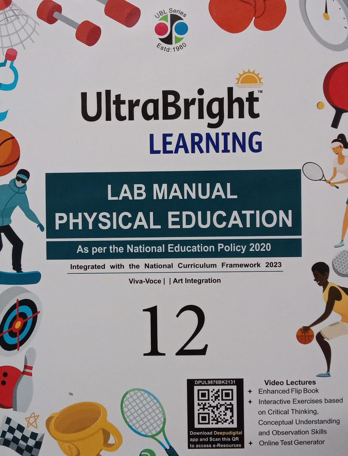 Ultra Bright Learning Lab Manual Physical Education Class 12 Perfect Paperback