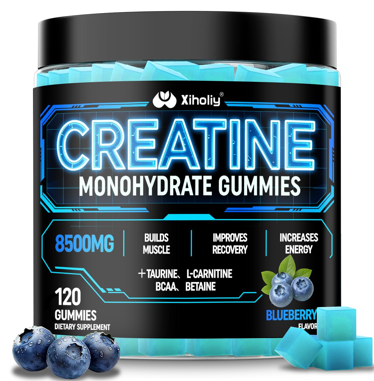 Creatine Monohydrate Gummies for Men & Women - Creatine Gummies Complex
