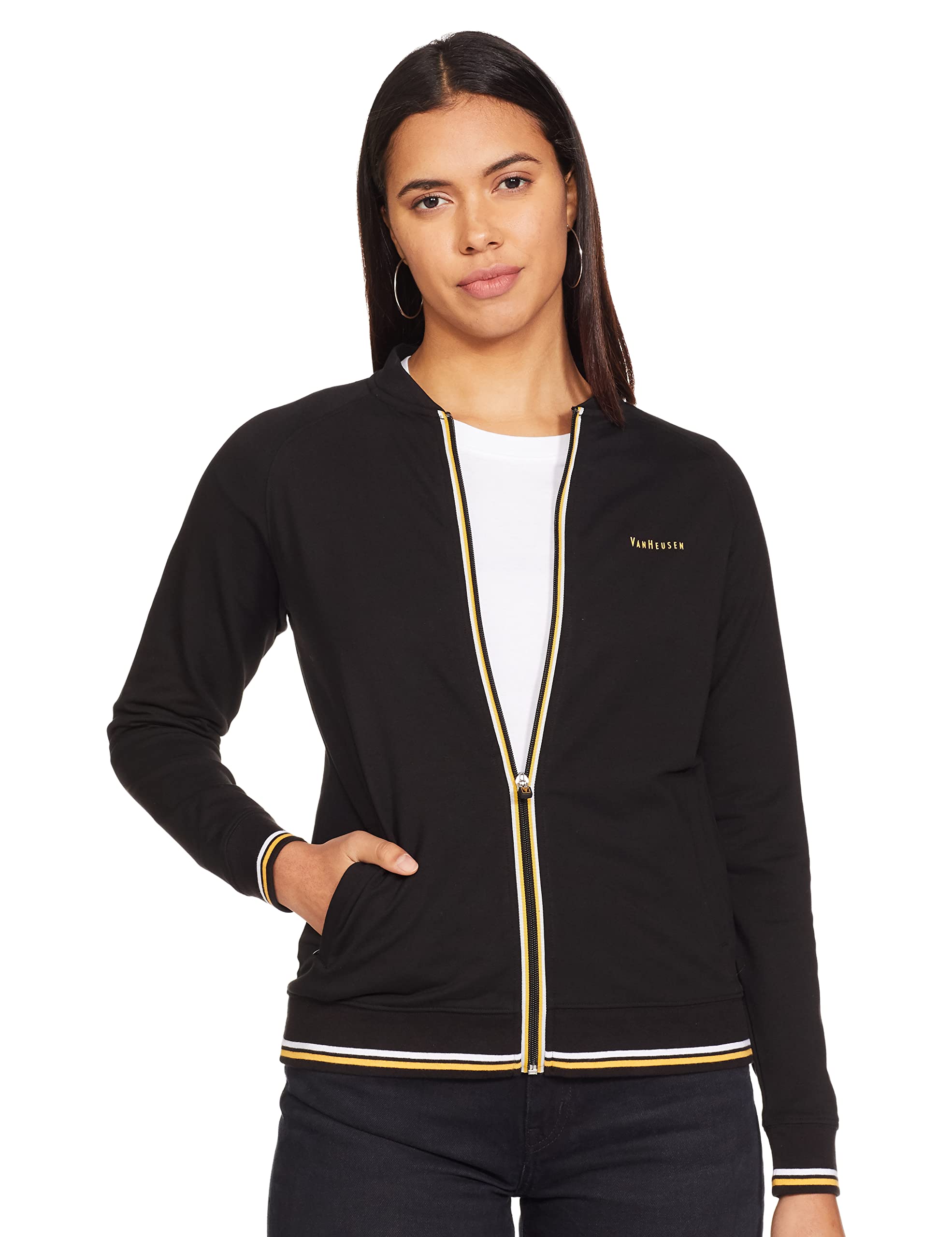 van heusen Women Cotton Standard Length Jacket-picture-12