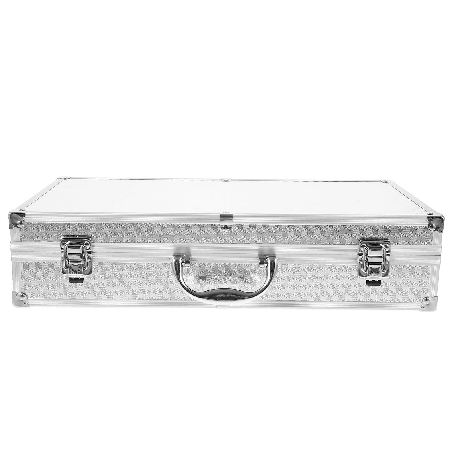 Estuche 2 Ranuras Portátil de Aluminio para Micrófono Inalámbrico de Mano