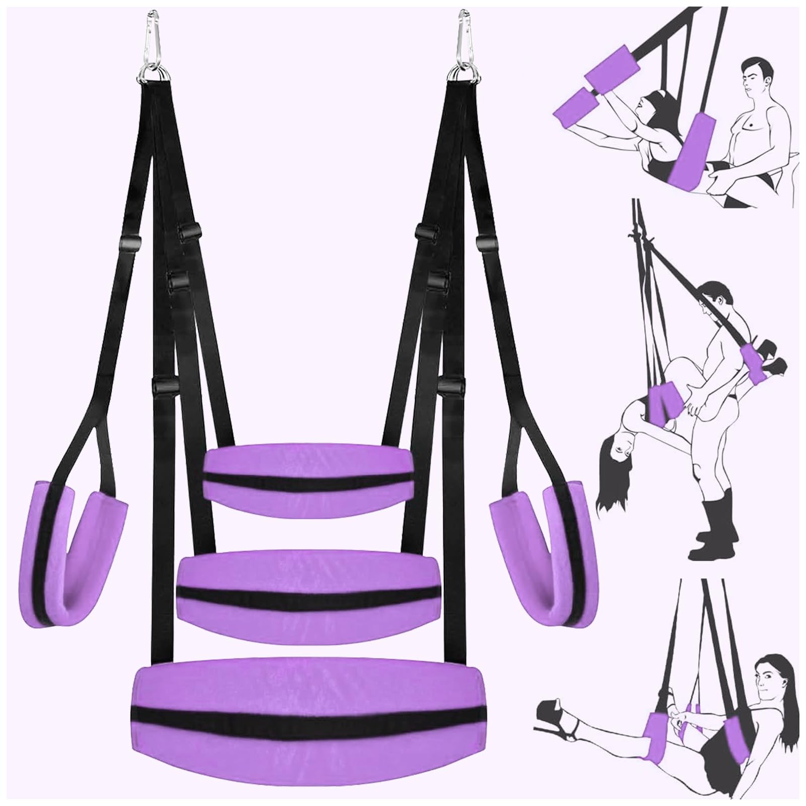 sex swings and toys Sex Swing BDSM Sex Toys for Couples - Enhanced Ceiling & Door Sex Swings