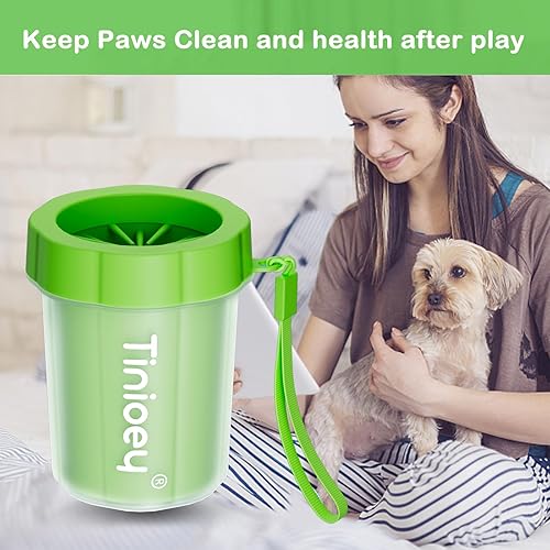 Miniatura 52 de Limpiador de patas de perro para perros grandes (con 3 toallas y cepillo de baño para perro), limpiador de patas de perro, limpiador de patas
