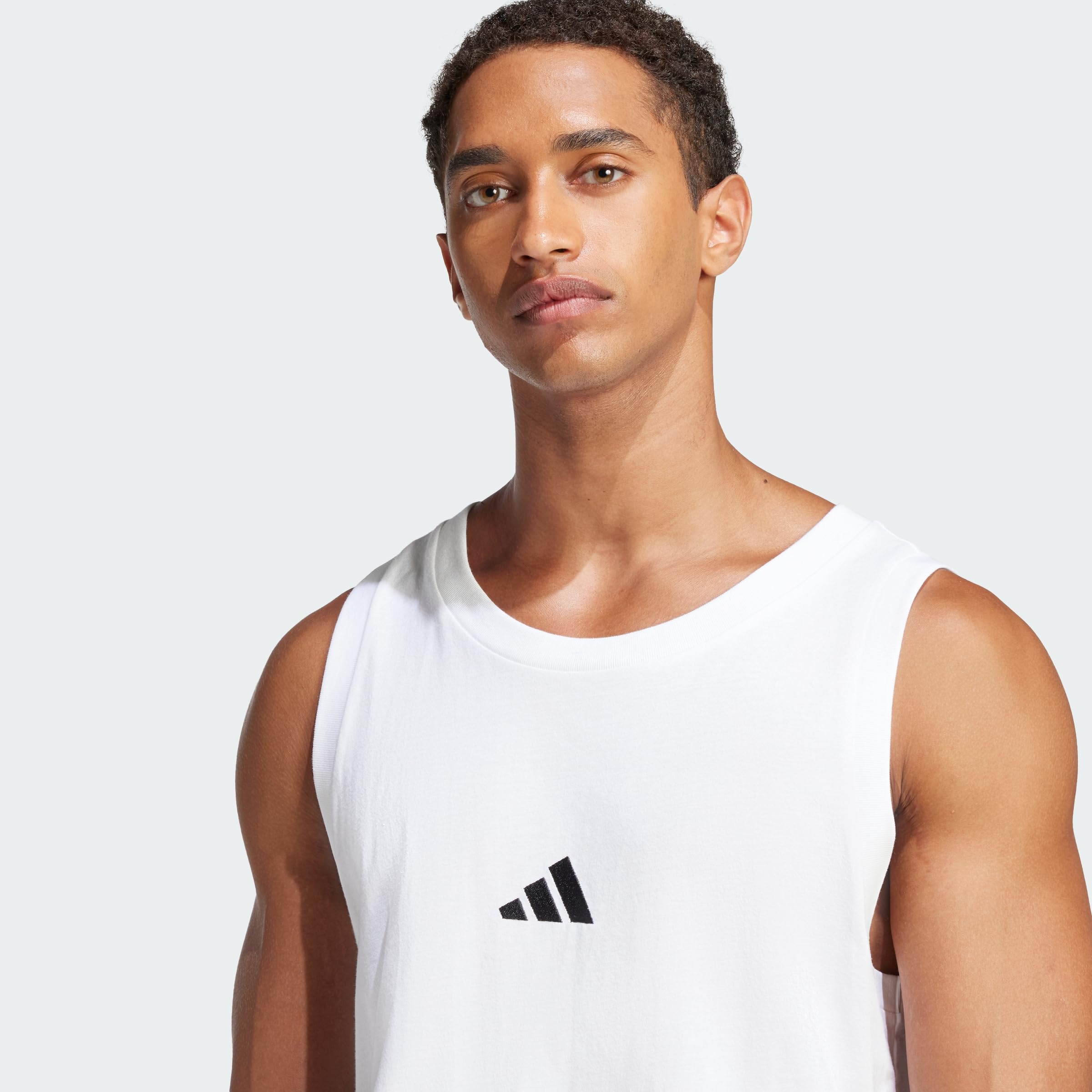 adidas Koszulka Mężczyźni ESSENTIALS SMALL LOGO SINGLE JERSEY TANK TOP