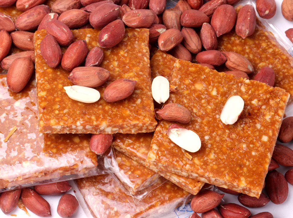 LEEVE DRY FRUITS Crushed Peanut Groundnut Chikkis Nuritious 200 gmas - Image 4 thumbnail