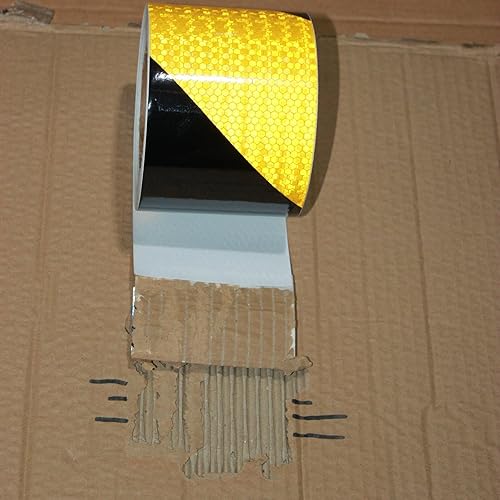 Miniatura 2 de Cinta reflectante blanca de 3 pulgadas de ancho, reflector adhesivo fuerte resistente al agua para exteriores de alta visibilidad (66 pies)