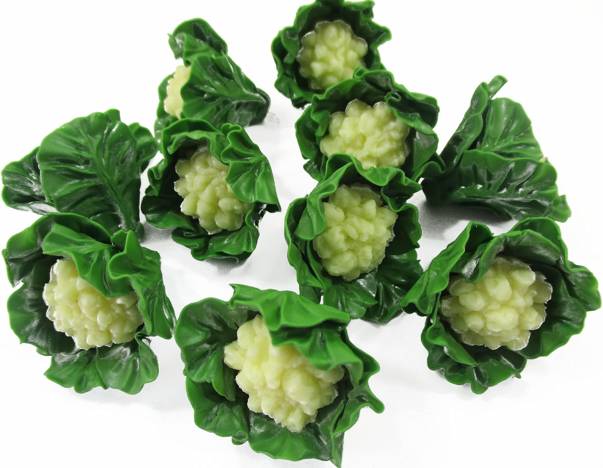 10 Loose Cauliflower Vegetables Cooking 1:6 Dollhouse Miniatures Food 15922