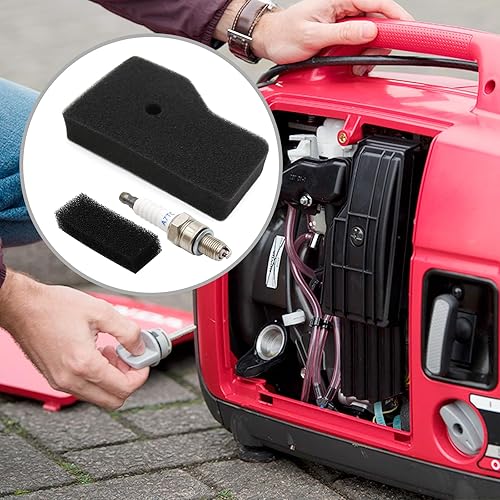 Miniatura 7 de 17211-Z07-000 17218-Z07-000 Kit de afinación de mantenimiento, filtros, repuesto de bujía para generadores Honda EU2000i, EU2000i Companion y