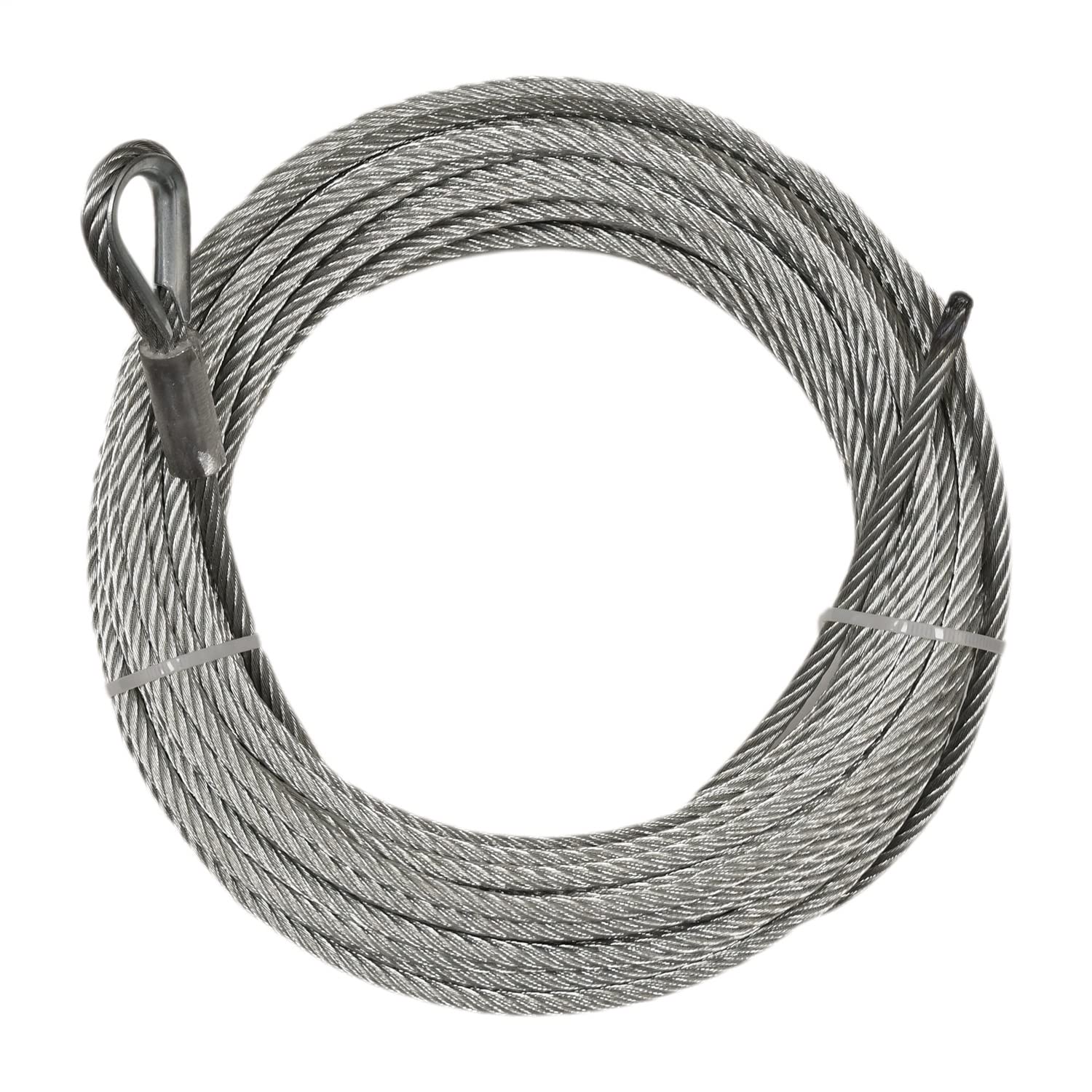 3/32-1/8 x 500' Vinyl Coated Galvanized Aircraft Cable 7X7 Reel Control Wire Rope