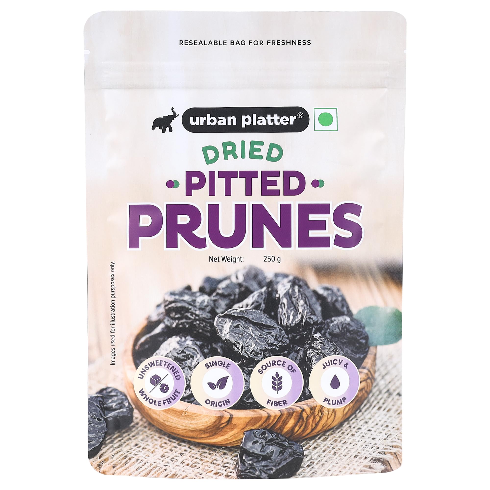 Urban Platter Pitted California Prunes, 250g (Naturally Sweet | Rich in fibre & Antioxidants | Ready-to-Eat Dried Plums)-image-18