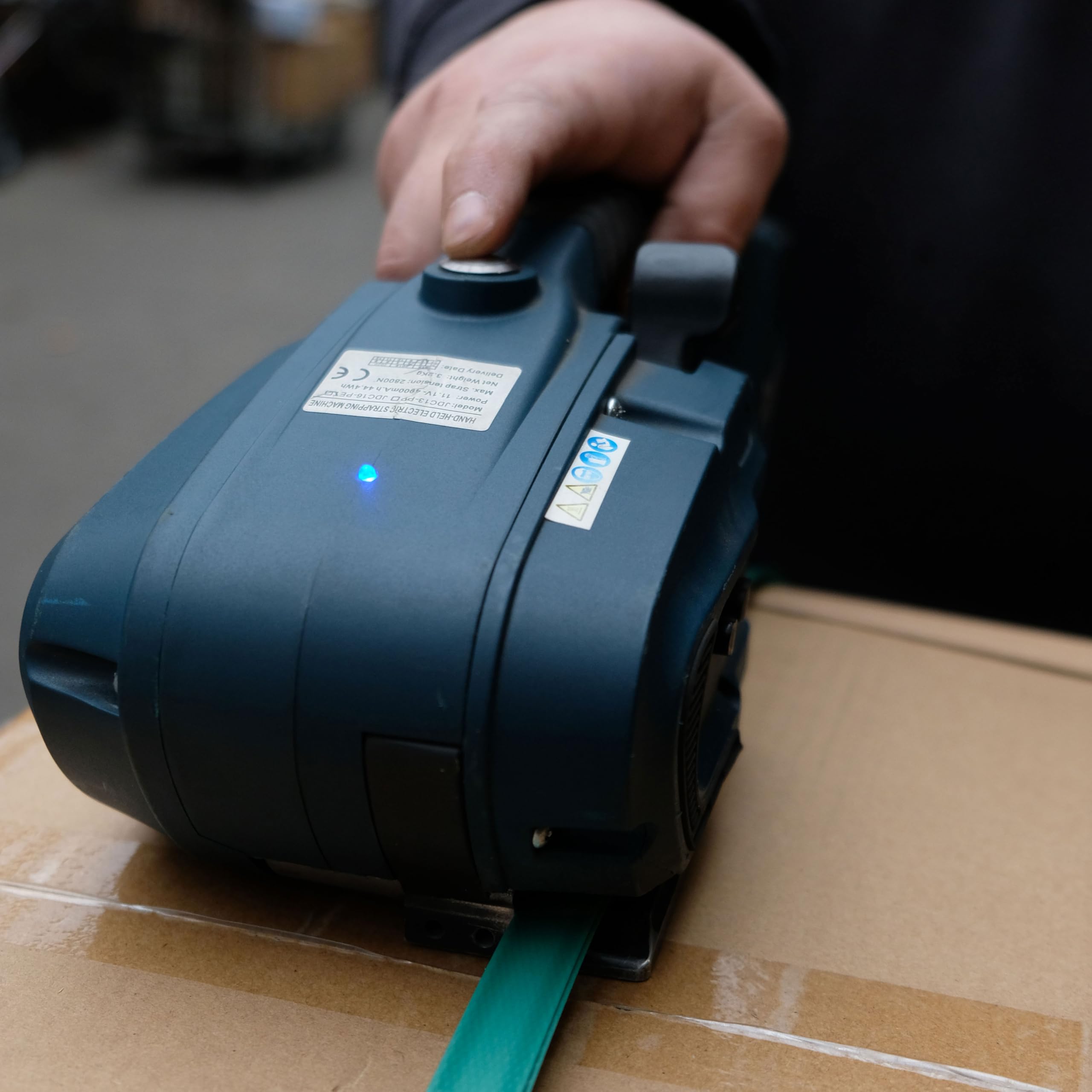 DeTec. DT-UM19 Akku-Umreifungsgerät Set mit 12 mm PE/PP-Band