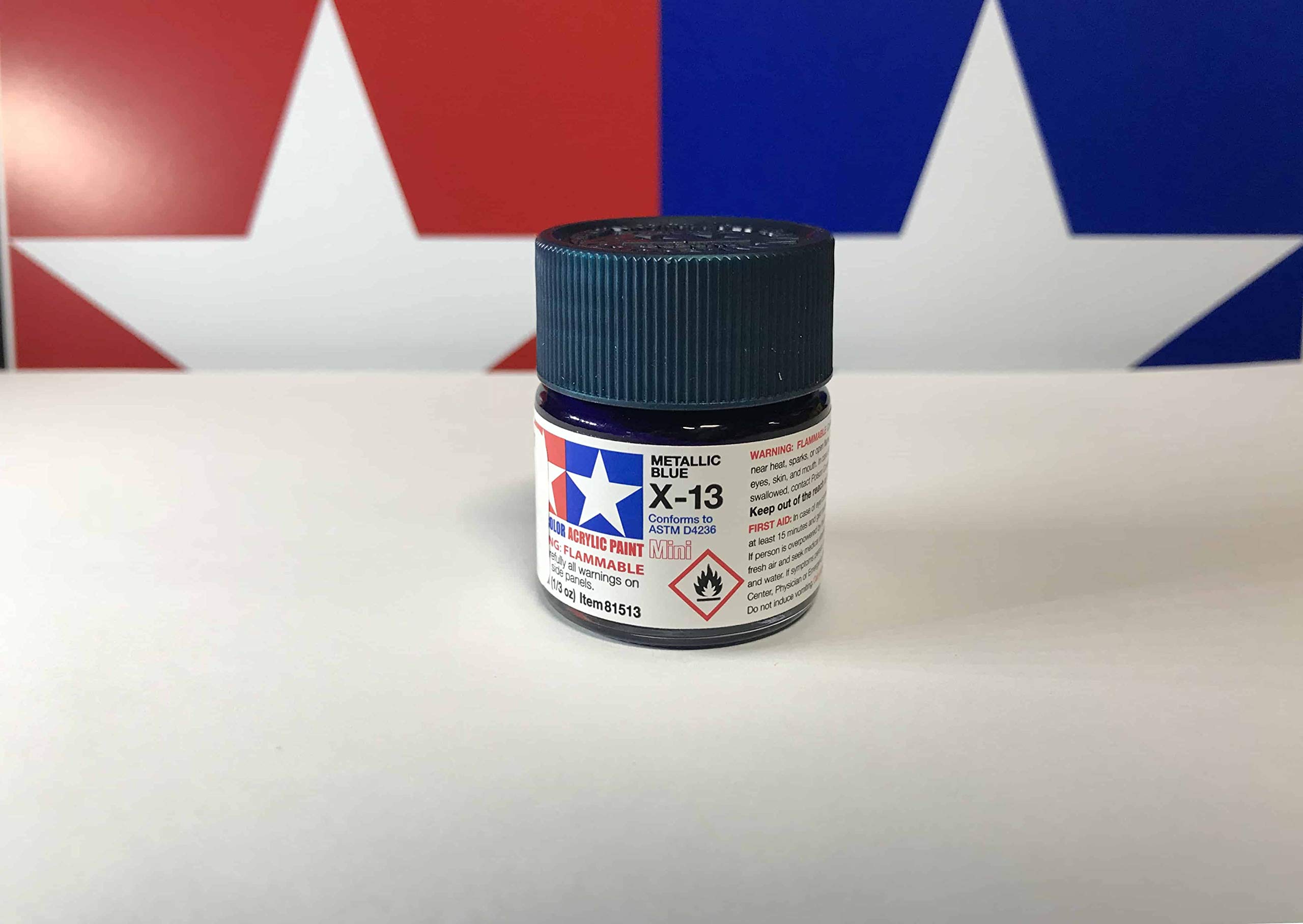 Amazon.com: Tamiya 81513 X-13 Metallic Blue Acrylic Mini - 10 ml