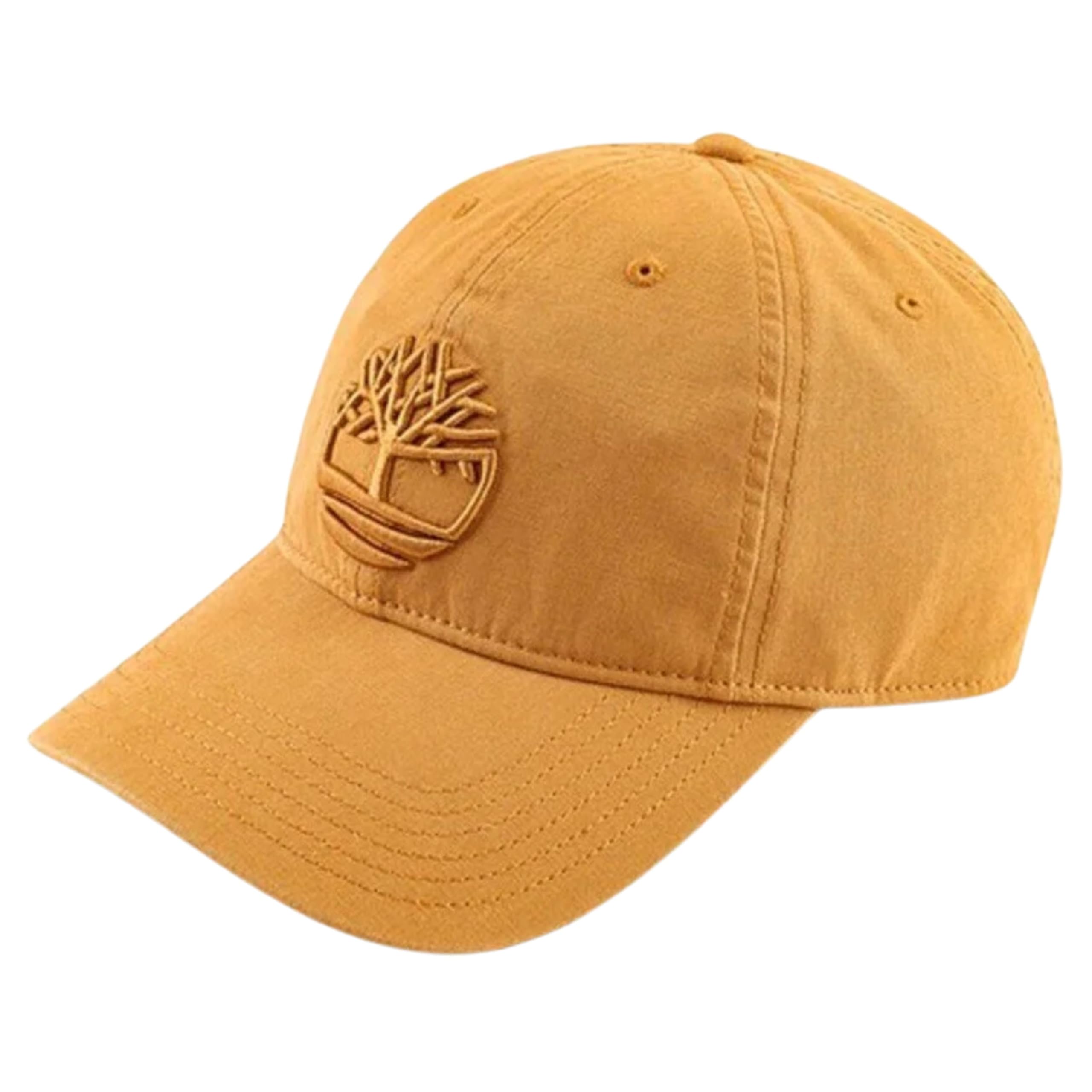 Timberland Soundview Embroidered Baseball Cap In Yellow Yellow