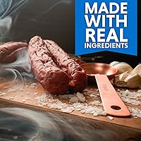 Vista 4 de Bavarian Meats Lil' Landjaeger - Palitos de carne, bocadillos de proteína de salchicha ahumada, cero azúcar, gran fuente de proteínas, sin gluten