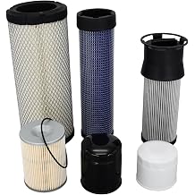LVA21038 MIU803127 Filter Kit MIU802421 M806419 RE68048 Compatible with John Deere Compact Utility Tractor 3046R 3033R 3039R