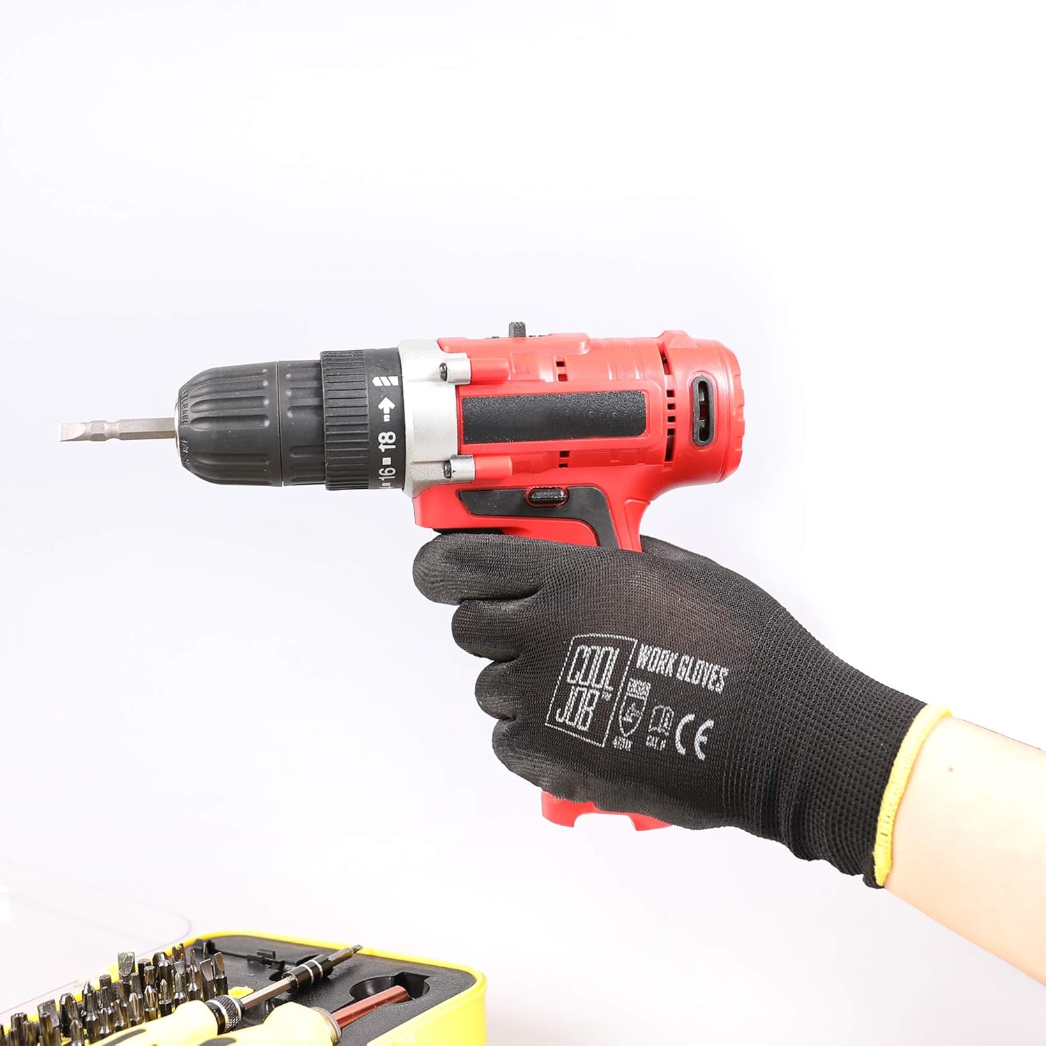 Suреr Brаndѕ COOLJOB 12 Pairs Thin Safety Work Gloves for Men and Women, Seamless Knit Gloves with Polyurethane (PU) Coated, Non-slip Grip Working Gloves for Workers, Gardeners, Drivers, Bulk Pack, Black, Small S Amаzоn Crаzу 🔥 Dеаlѕ COOLJOB 12 Pairs Thin Safety Work Gloves for Men and Women, Seamless Knit Gloves with Polyurethane (PU) Coated, Non-slip Grip Working Gloves for Workers, Gardeners, Drivers, Bulk Pack, Black, Small S