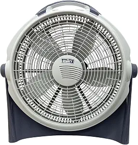 High Velocity Floor/Box Fan, 20 Inch, 3-Speed, 3600 CFM, Adjustable Tilt, Black/Gray