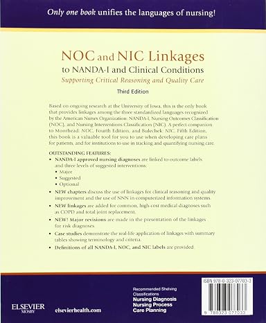 NOC and NIC Linkages to NANDA-I and Clinical Conditions (NANDA, NOC, and NIC Linkages)