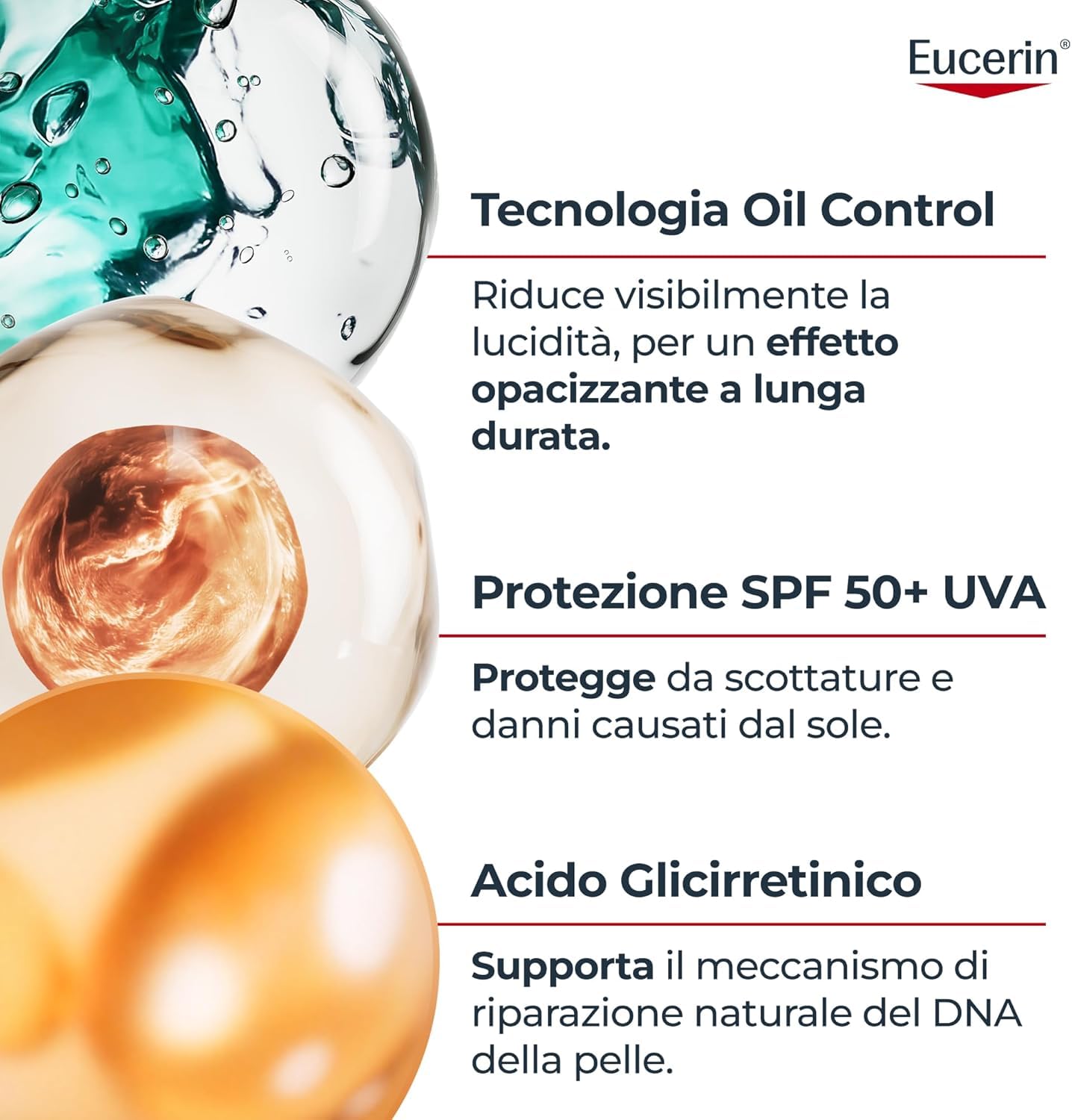 Eucerin SUN Oil Control Dry Touch Skincare Kit, Cofanetto regalo donna beauty per pelle grassa con crema solare viso Sun Gel-Creme SPF50+ 50 ml e protezione solare corpo Sun Gel-Creme SPF50+ 200 ml