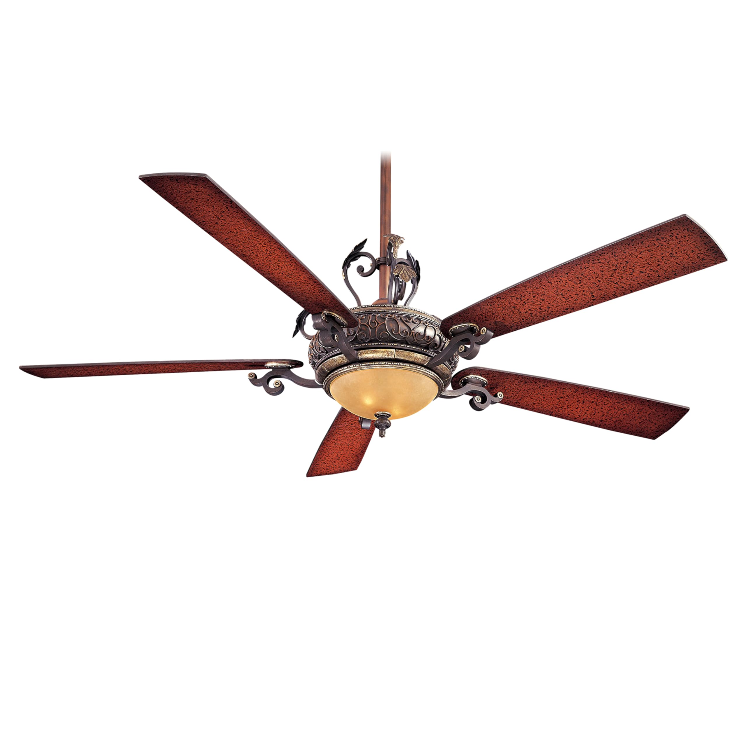 Minka-Aire F715DL-STW Napoli II 68 Inch LED Ceiling Fan in Sterling Walnut Finish