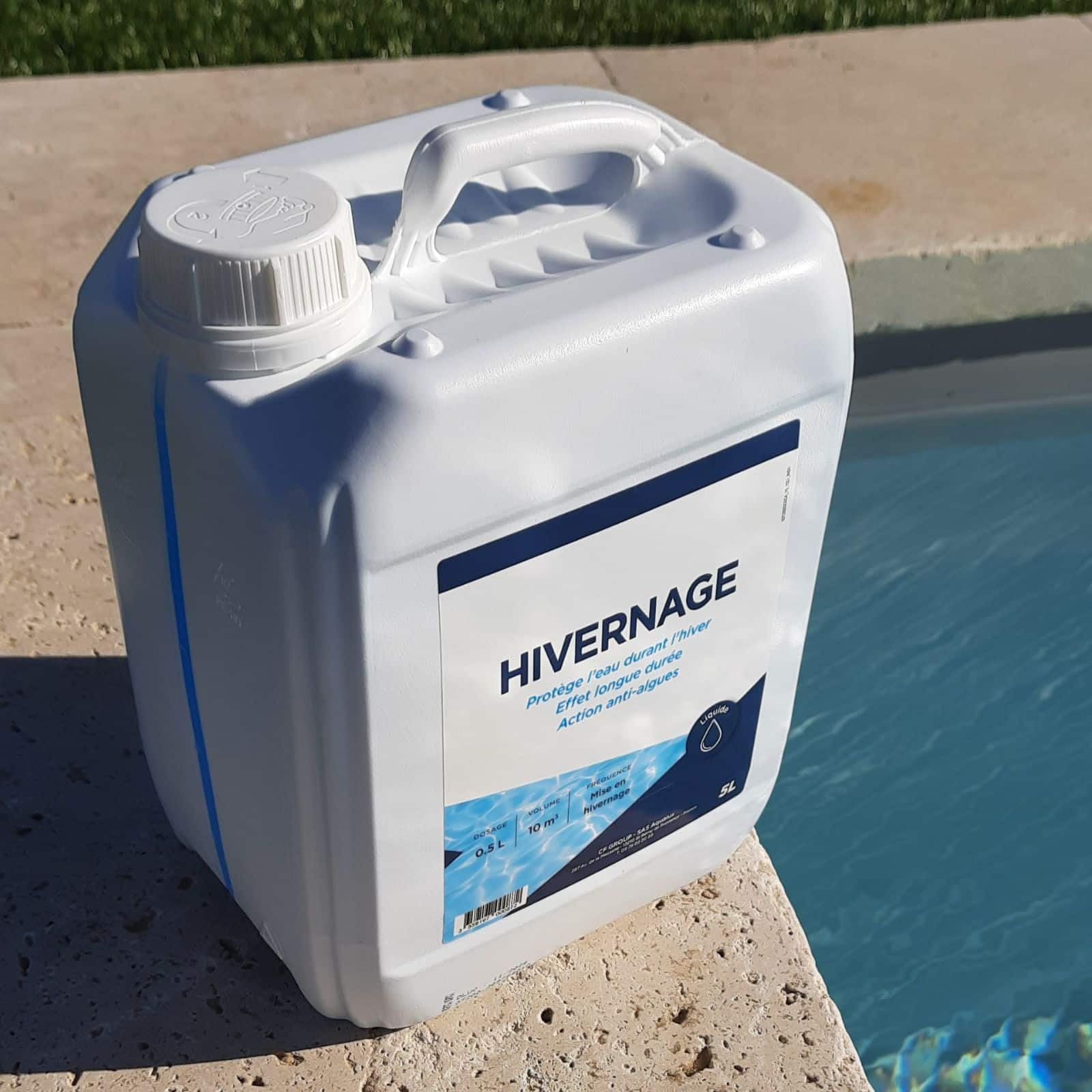 Produit Hivernage Piscine - Anti Algues - Anti Dépôts - Bidon 5 litres - Gamme Access