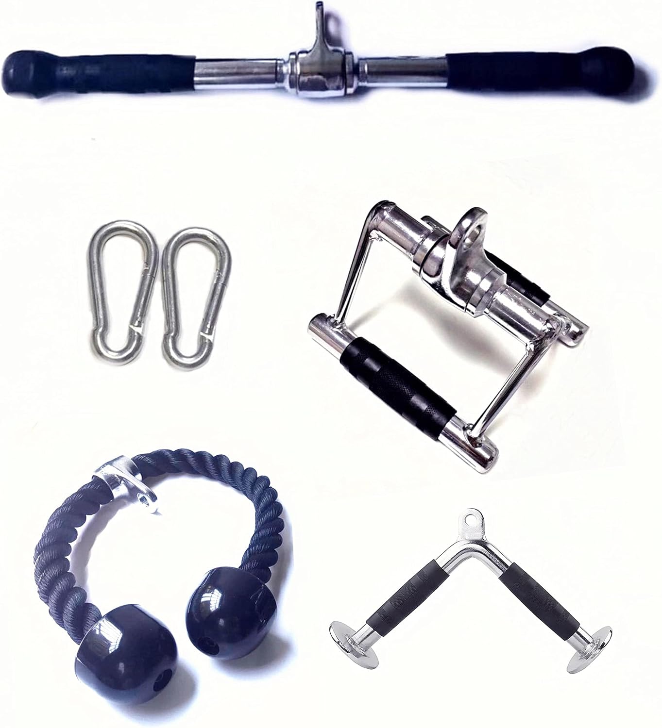 LAT Pull Down Attachments,Gym Cable Machine Accessories, Triceps Push-Down Machine Accessories, Multiple Combinations Optional Weight Fitness. : Sports & Outdoors