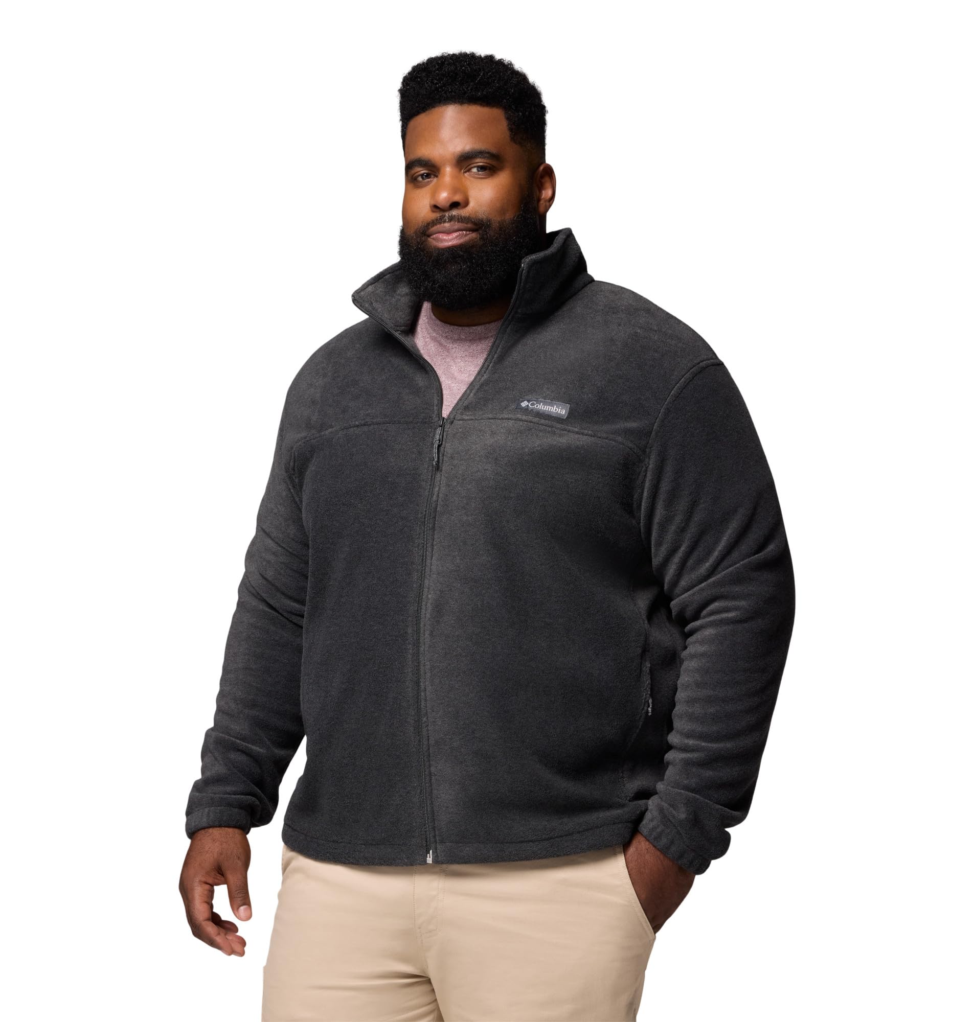 Columbia Steens Mountain Full Zip 2.0 męska kurtka polarowa na zamek błyskawiczny UK XL, Wrzosowy węgiel drzewny, XXL