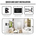 Caprigo Full-Motion TV Wall Mount for 23 to 42 Inch TV’s, Universal Heavy-Duty TV Mounting Stand Bracket with Swivel Rotation, Tilt & Cantilever Adjustments (M223) gallery image