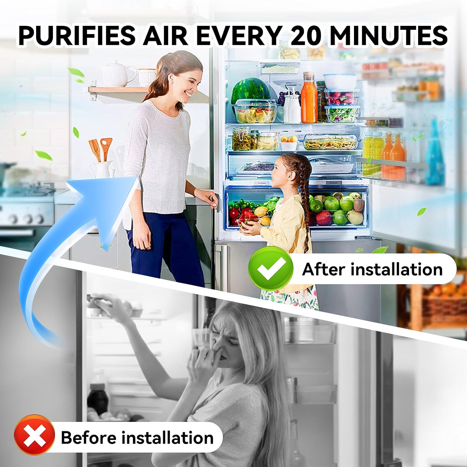 7042798, 7007067 Air Purification Cartridge Replacement Compatible with Sub-Zero Refrigerator, 7007067 Air Filters Replacement for Sub-Zero Refrigerators