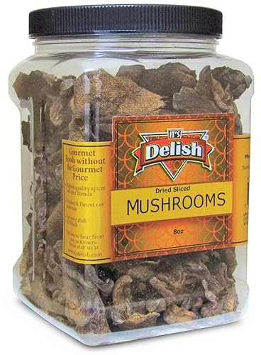 Miniatura 17 de Its Delish, frasco grande de 8 onzas Champiñones Boletus Luteus deshidratados y picados chilenos oscuros para cocinar y saborizar