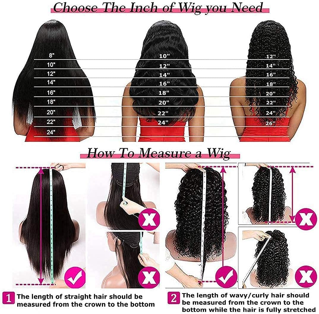 WENYAN Headband Wig Human Hair Deep Wave 16 Inch Wigs for Black Women Glueless None Lace Front Curly Wave Wig Brazilian Virgin Hair Wear and Go Wigs Machine Made 150% Density Natural Color