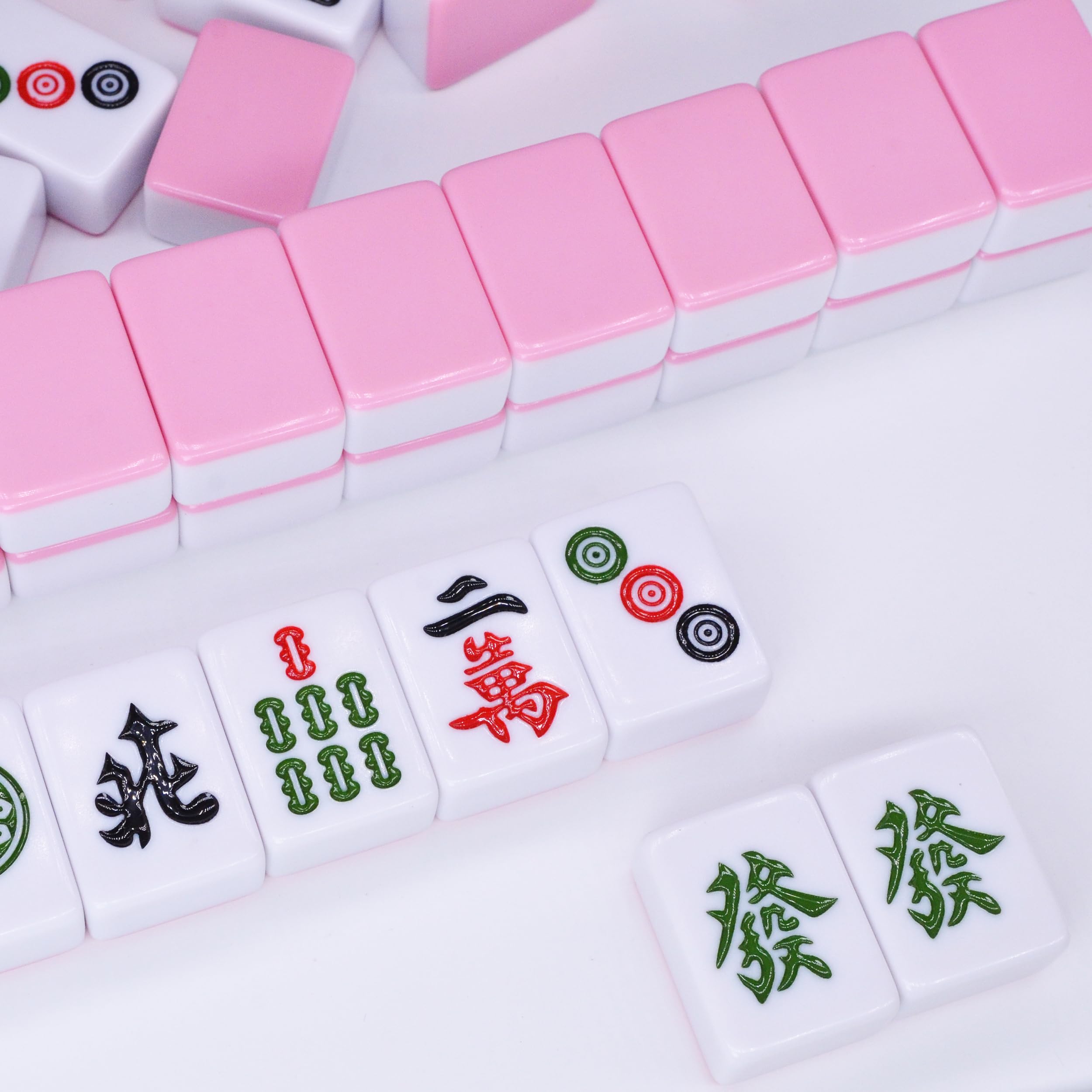 drizzle 30 mm rosa chinesischer Mahjong