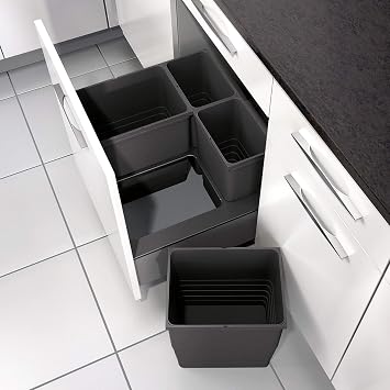 SOTECH eins2vier Waste Bin Height 310 mm Volume 8 Litres 153 x 230 mm