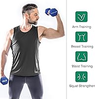 Vista 6 de Pares de pesas de mancuernas – Mancuernas de neopreno para ejercicio y fitness para equipo de gimnasio en casa y juegos de mancuernas ajustables