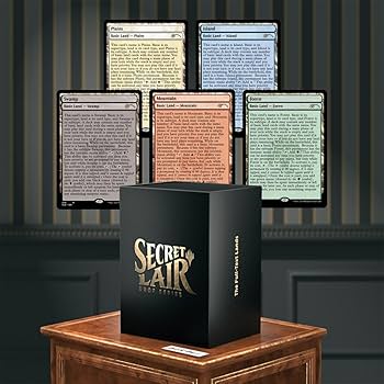 Amazon.co.jp: MTG Secret Lair The Full-Text Lands 基本土地