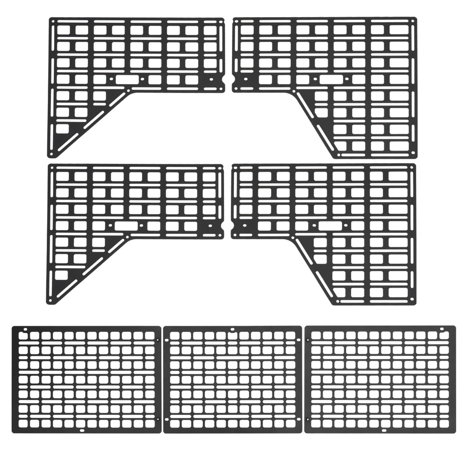 SZYANGFront Bed Molle Panel Side Bed Molle Panel Compatible with 19-25 Chevy Silverado GMC Sierra Truck Panel System Replacement for 2019-2025 Chevy Silverado Accessories