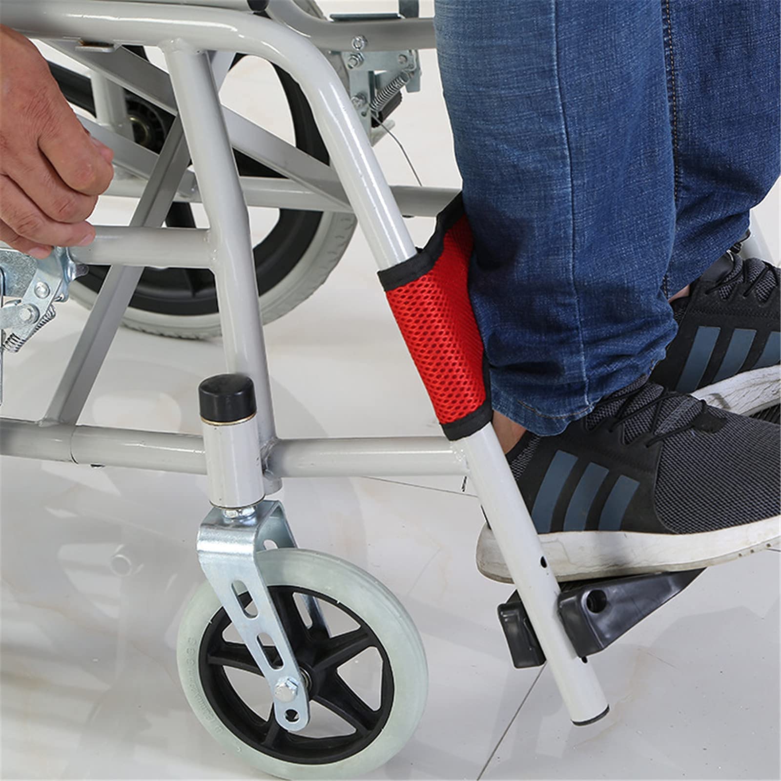 Sillas de Ruedas Plegables Silla de Ruedas de Transporte Plegable, Silla de Ruedas para Oficina Silla de Ruedas para Ancianos Silla de Ruedas Manual Ligera
