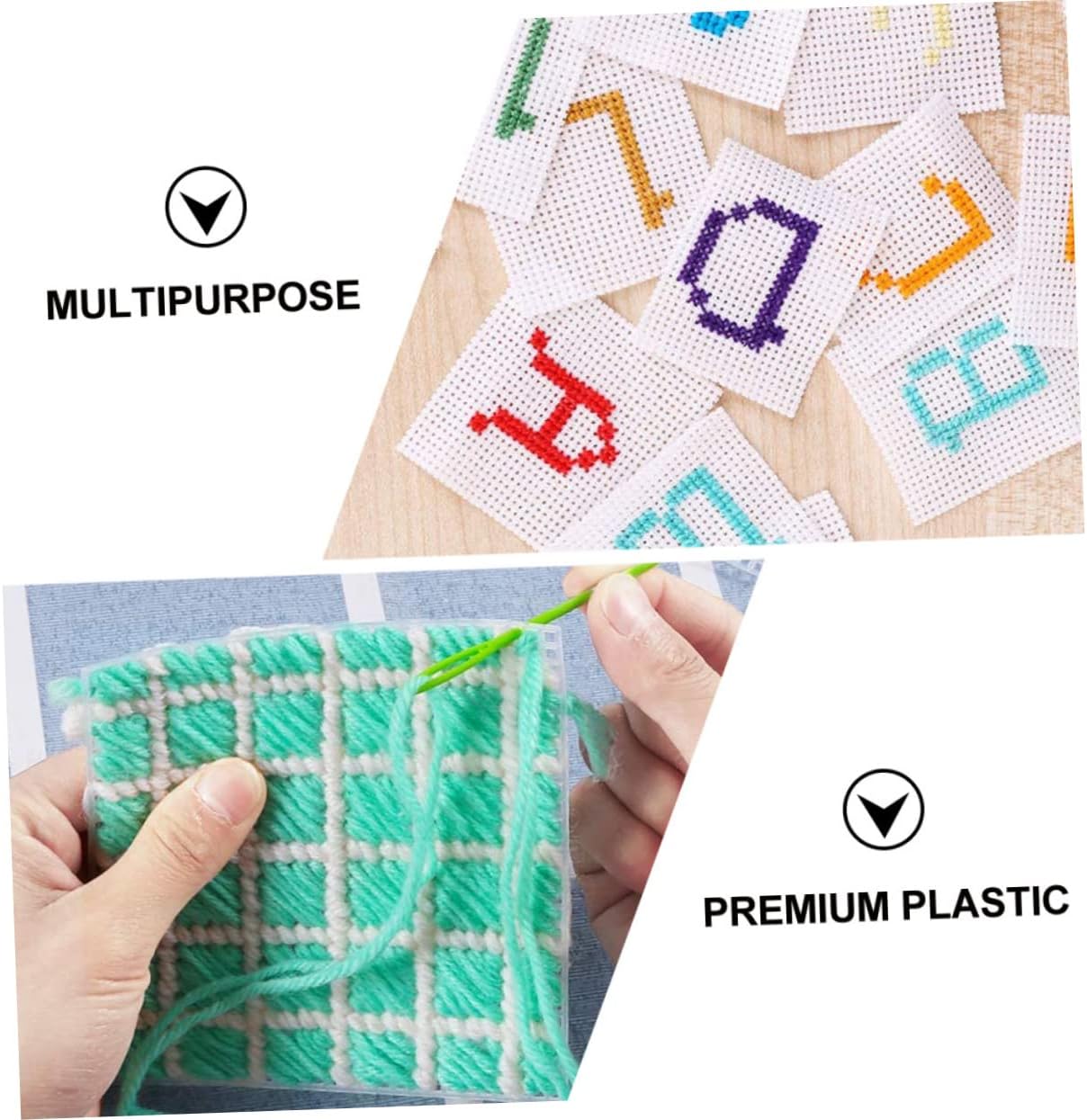 CORHAD 25pcs Mesh Plastic Canvas Sheets for DIY Cross-Stitch Crafting Suitable for Embroidery Projects Versatile Crafting Supplies