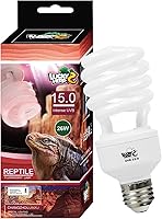 Vista 12 de LUCKY HERP Bombilla de Luz Compacta Fluorescente UVA UVB para Reptiles del Desierto 10.0 26W
