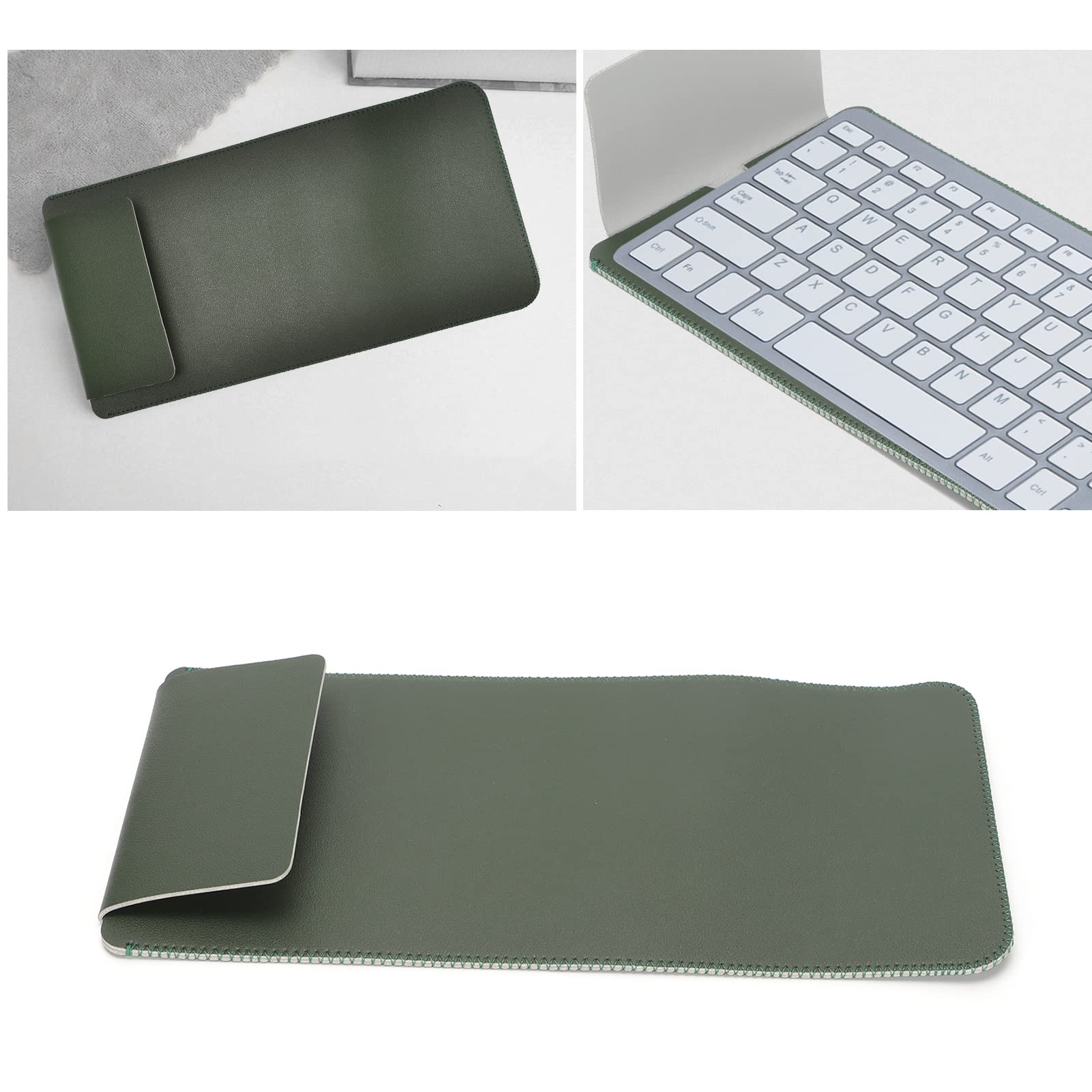 Akozon Fundas para Lectores de Libros Electrónicos, Funda Suave y Duradera de Cuero para Kindle Paperwhite, Liviana, Transportable, Confiable y Duradera para Kindle Paperwhite (Verde