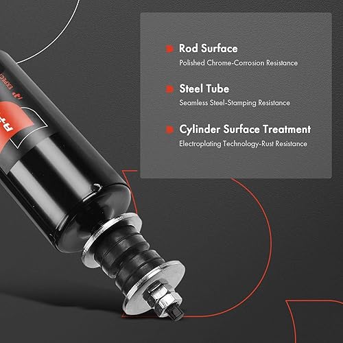 Miniatura 5 de A-Premium Par delantero (2) Amortiguadores compatibles con Chevrolet LUV 1980-1982 y Datsun 720 1981-1982 y Nissan Frontier 1998-2001, Pickup