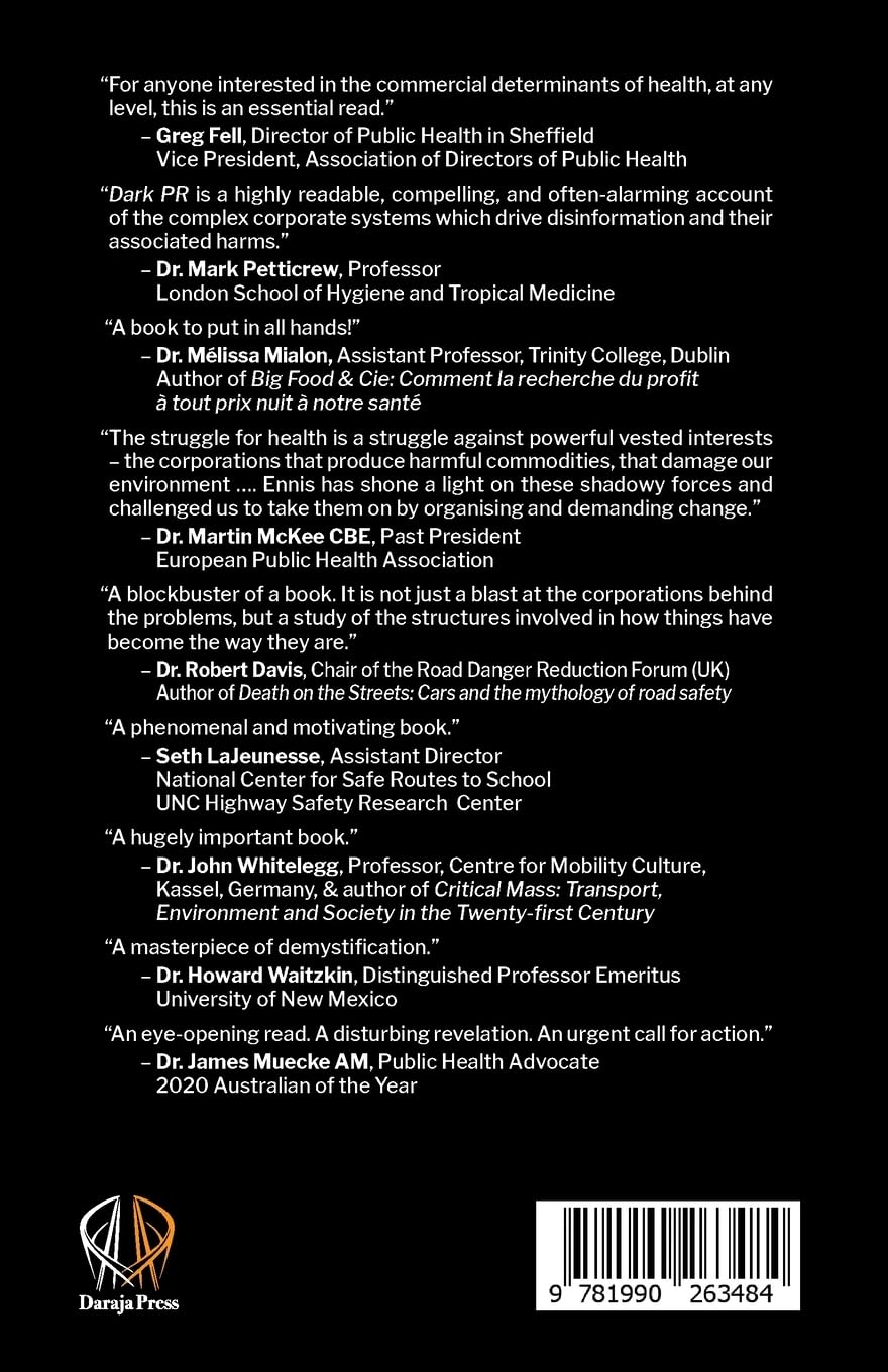DARK PR: How Corporate Disinformation Harms Our Health and the Environment