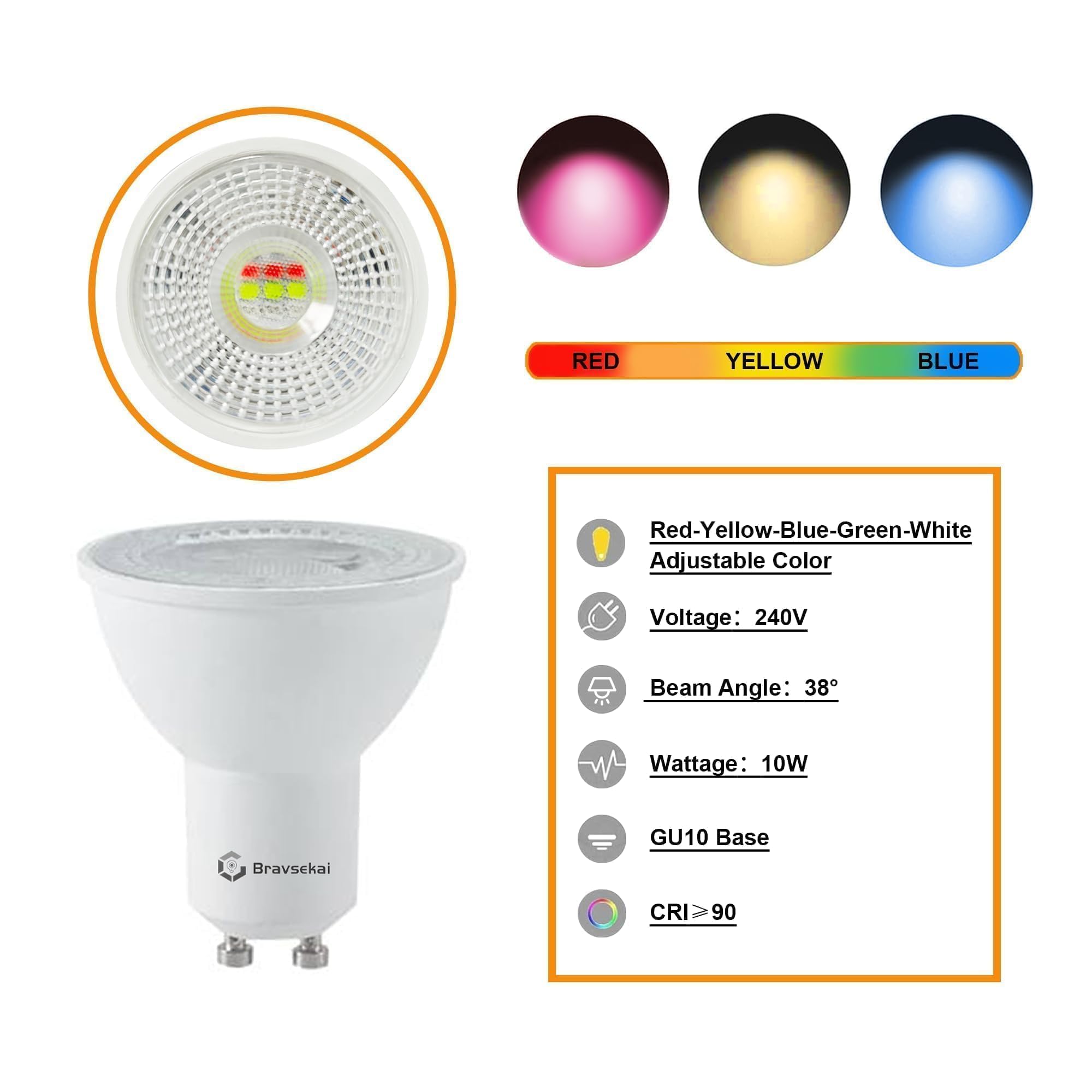 Kit d'éclairage RGB GU10 16 couleurs rail lot de 8 projecteurs à changement de couleur H 2x1,5 M, éclairages sur rail IR pour salon, fêtes à domicile, boîtes de nuit