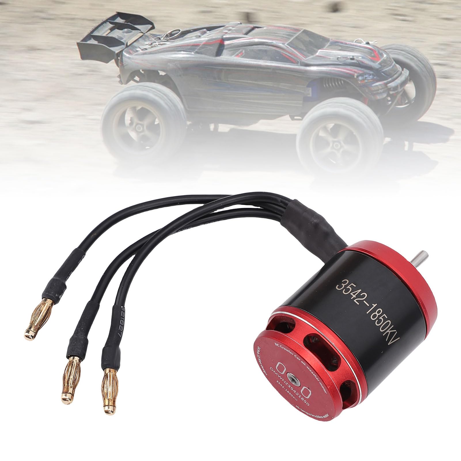 Alomejor RC Bezszczotkowy Silnik -sc Zestaw Ulepszenia Kombinacji Osiowej SCX10 1/10 RC Crawler Car, Wysoka wydajność Silnik 1850 KV z Bezszczotkowym Sprzętem ESC 80A, Idealny dla Entuzjastów