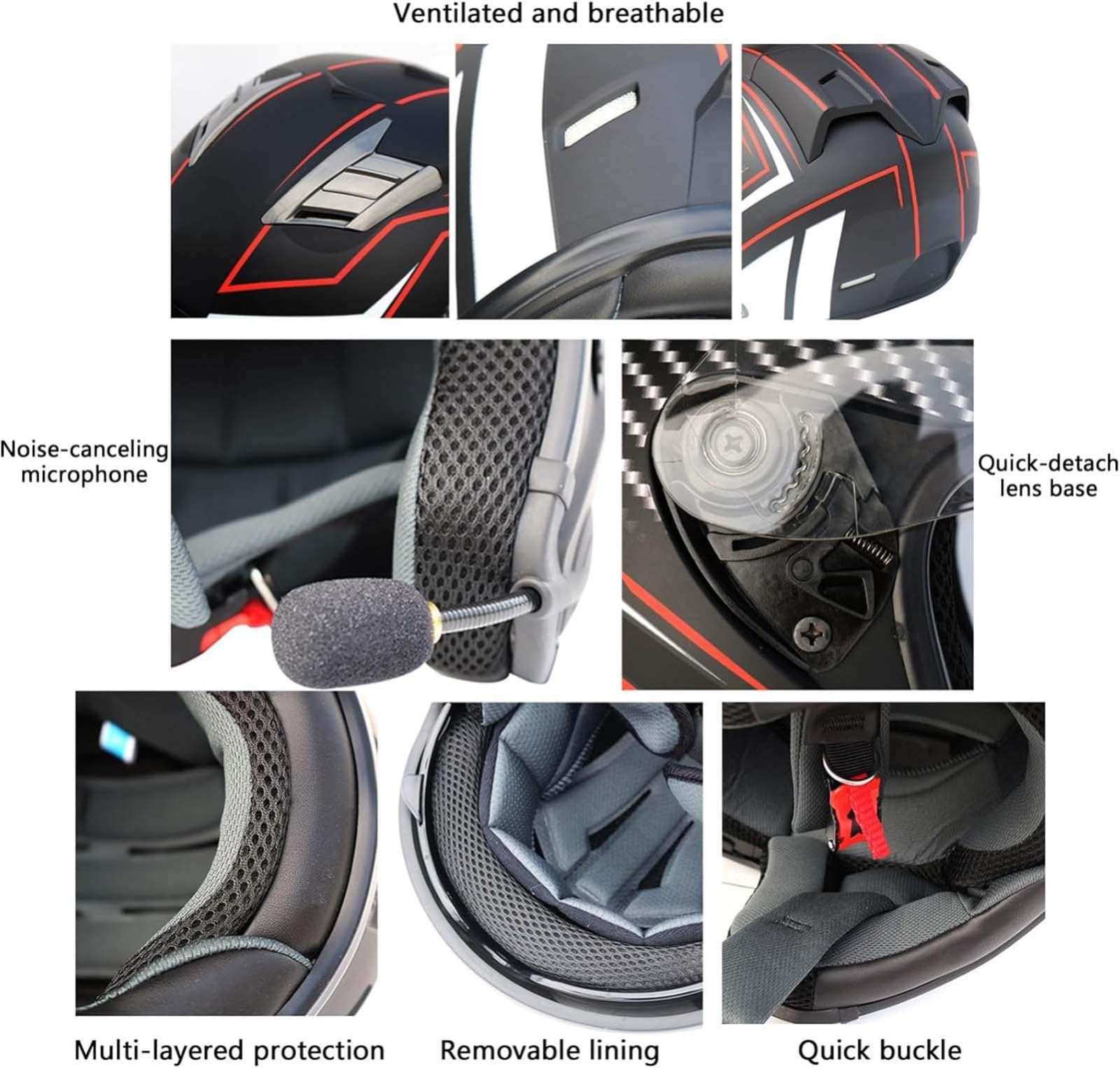 Casco Abierto De Motocicleta 3/4 con Bluetooth, Casco Retro, Gafas Dobles, Forro Extraíble, Orejeras, Certificación ECE, Casco De Protección para Scooter, Bicicleta,Hombres Y Mujeres