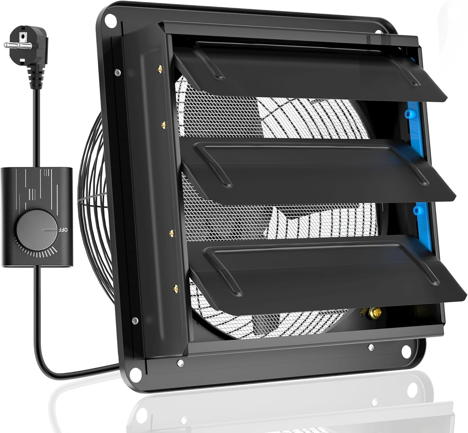 HG Power Ventola Industriale 250 Mm - Aspirazione 1100 M³/h, Alluminio, Per Garage, Officine, Esterno/Interno - Foto 8